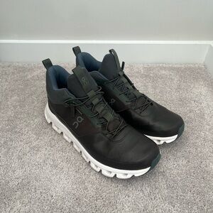 Men’s OnCloud Hi Waterproof Waterproof Shoes, Size 12, Brown/Green